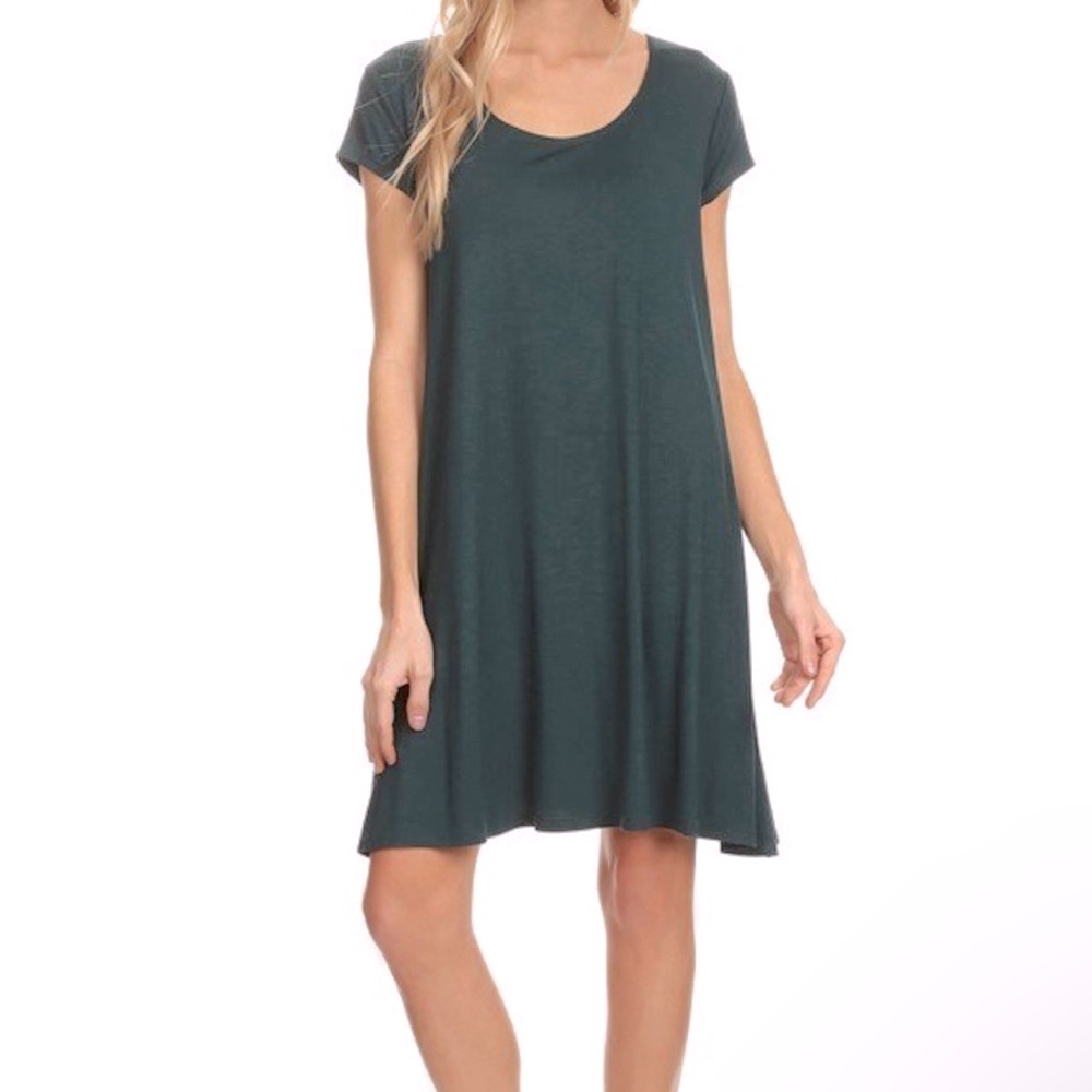 Emerald Swing Dress